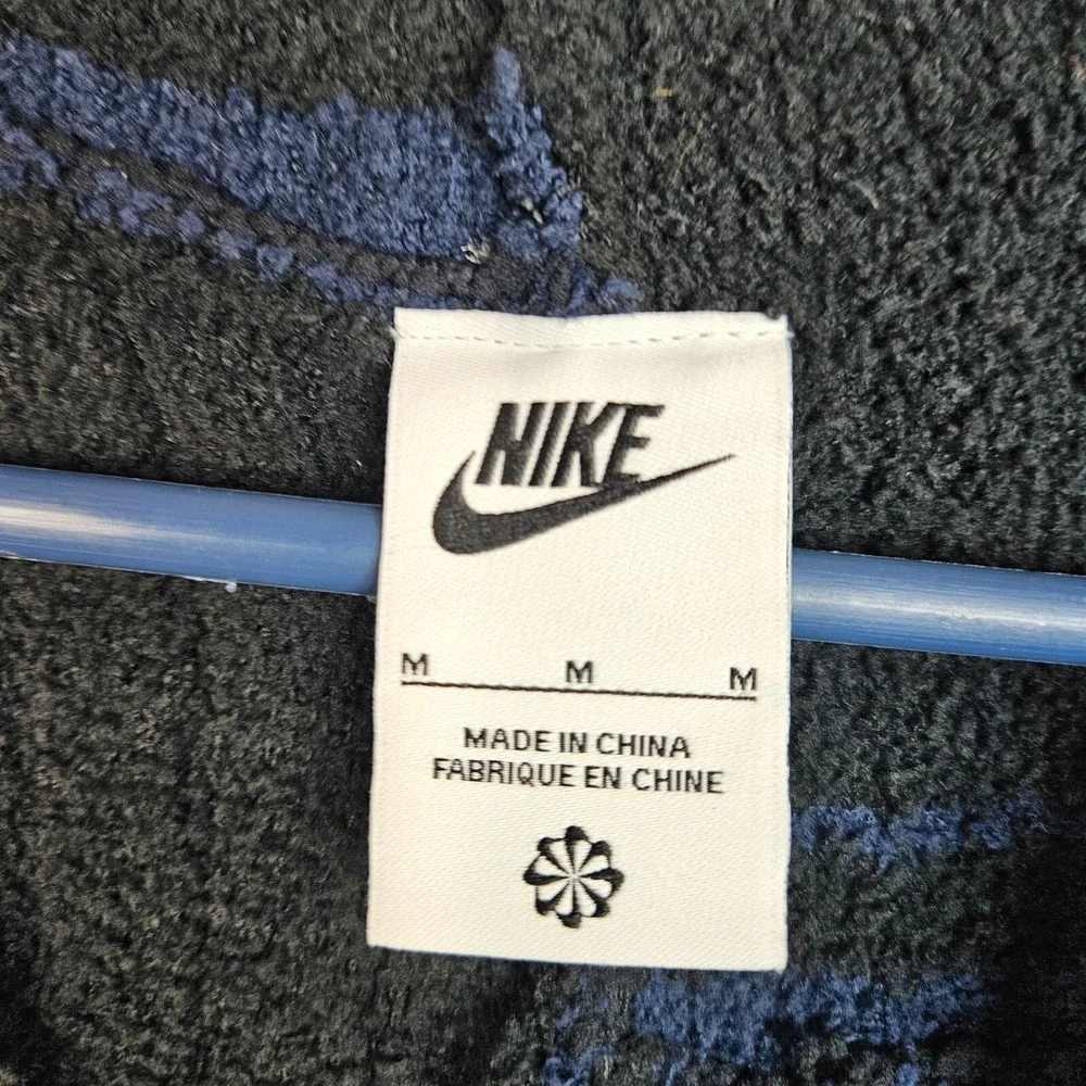 Nike Sportswear Collection Women's Black Navy V-neck Knit Vest Size M